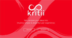 Desktop Screenshot of kritiidesign.com
