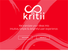 Tablet Screenshot of kritiidesign.com